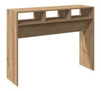 vidaXL Table console chêne artisanal 105x30x80 cm bois d'ingénierie, bout de canapé, table de couloir, support de couloir, 856623