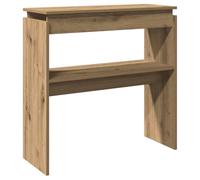 vidaXL Table console chêne artisanal 80x30x80 cm bois d'ingénierie, bout de canapé, table de couloir, support de couloir, 856625