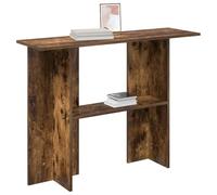 vidaXL Table Console Chêne fumé 100 x 30 x 75 cm Bois d'ingénierie, Table d'entrée, Console Moderne, Meuble de Couloir, Gain de Place, Bois Technique, déco pour la Maison