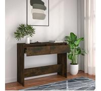 vidaXL Table console chêne fumé 100x35x76,5 cm bois d'ingénierie 813035