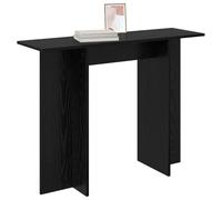 vidaXL Table Console Chêne Noir 100 x 30 x 75 cm Bois d'ingénierie, Table d'entrée Tendance, Console Moderne à Design étroit, Accent décoratif pour Salon, Affichage Fonctionnel à la Maison