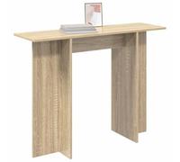 vidaXL Table Console Chêne Sonoma 100 x 30 x 75 cm Bois d'ingénierie, Table d'entrée Tendance, Console Moderne à Design étroit, Accent décoratif pour Salon, Affichage Fonctionnel à la Maison
