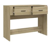 vidaXL Table console chêne Sonoma 100x39x75 cm bois composite