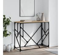 Vidaxl Table Console Chêne Sonoma 100x40x80 Cm Bois D'ingénierie Marron