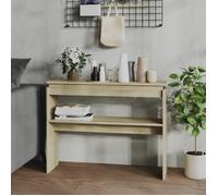 Vidaxl Table Console Chêne Sonoma 102x30x80 Cm Aggloméré Multicolore