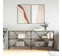 Vidaxl Table Console Chêne Sonoma 180x30x75cm Bois D'ingénierie Et Fer Multicolore