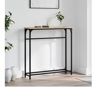 vidaXL Table console Chêne Sonoma 75x19,5x75 cm Bois d'ingénierie