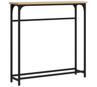 Vidaxl Table Console Chêne Sonoma 75x19,5x75 Cm Bois D'ingénierie Multicolore