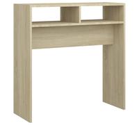 vidaXL Table console chêne Sonoma 78x30x80 cm bois composite