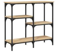 vidaXL Table console Chêne Sonoma 80x29x75 cm Bois d'ingénierie Marron