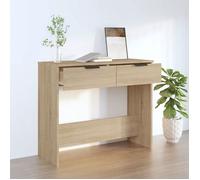vidaXL Table console Chêne sonoma 90x36x75 cm Bois d'ingénierie 811334