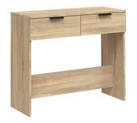 vidaXL Table console Chêne sonoma 90x36x75 cm Bois d'ingénierie Marron