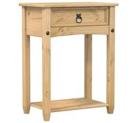 vidaXL Table console Corona – 55 x 35 x 73 cm, en pin massif, table d'appoint