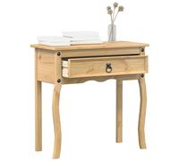 Vidaxl Table Console Corona 73x35x73 Cm Bois De Pin Massif Marron