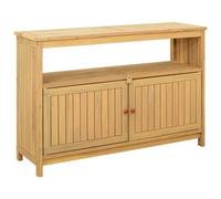 Vidaxl Table Console De Jardin Acacia Clair 110 X 35 X 75 Cm