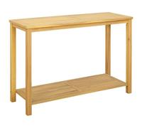 vidaXL Table Console de Jardin Acacia Clair 110 x 40 x 75 cm