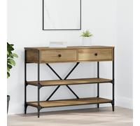 Vidaxl Table Console En Chêne Artisan 100x34.5x75 Cm En Bois D'ingénierie