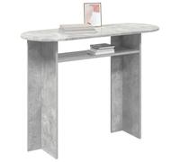 vidaXL Table Console Gris béton 100 x 39,5 x 75 cm Bois d'ingénierie, Table d'appoint, Console Moderne pour Salon, Meuble étroit, déco Pratique, Rangement Polyvalent
