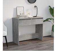 vidaXL Table console Gris béton 89x41x76,5 cm Acier 809570