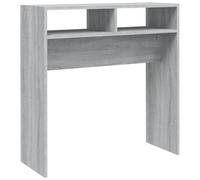 vidaXL Table console Sonoma gris 78x30x80 cm Bois d'ingénierie