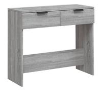 vidaXL Table console Gris Sonoma 90x36x75 cm Bois composite