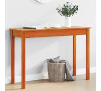 vidaXL Table Console Marron Miel 110x40x75 cm Bois Massif de pin, Table, Table d'appoint, Table de Couloir, Table d'entrée, Bout de canapé