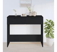 vidaXL Table console noir 90x36x75 cm bois d'ingénierie 811332
