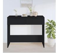 vidaXL Table console 90x36x75 cm Bois d'ingénierie Noir