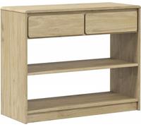 vidaXL Table console SAUDA imitation chêne 89,5x36,5x73 cm en pin
