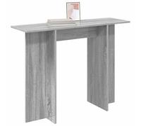 vidaXL Table Console Sonoma Gris 100 x 30 x 75 cm Bois d’ingénierie, Table Console Moderne pour Salon, étroite entrée, déco Chic, Pratique pour Exposer chez Vous
