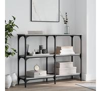 Vidaxl Table Console Sonoma Gris 100x29x75 Cm Bois D'ingénierie Gris