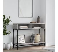 vidaXL Table console sonoma gris 100x30,5x75 cm bois d'ingénierie 833391