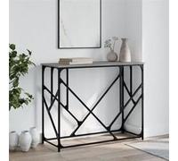 Table console sonoma gris 100x40x80 cm bois d'ingénierie 834118