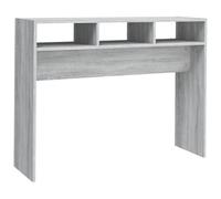 vidaXL Table Console Sonoma Gris 105x30x80 cm Bois d'ingénierie
