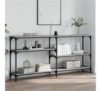 vidaXL Table console sonoma gris 160x29x75 cm bois d'ingénierie834088 Gris G