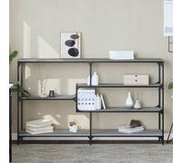 Vidaxl Table Console Sonoma Gris 160x32x95 Cm Bois D'ingénierie Gris