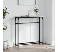 Vidaxl Table Console Sonoma Gris 75x19,5x75 Cm Bois D'ingénierie Gris