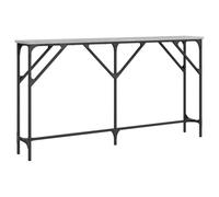 Vidaxl Table Console Sonoma Gris 140x23x75 Cm Bois D'ingénierie Gris
