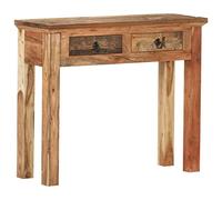 vidaXL Table Console Table d’Entrée Table de Couloir Meuble de Salon Salle de Séjour Maison Intérieur Bois de Récupération Massif Bois d'Acacia