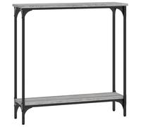 Table Console, Table d'Appoint avec Pieds, Bout de Canapé avec Rangement, Meuble d'Entrée Salon, Industriel, Sonoma Gris Bois d'Ingénierie