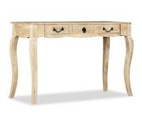 vidaXL Table Console Table de Couloir Table d'Entrée avec 3 Tiroirs Salon Salle de Séjour Maison Intérieur 120x50x80 cm Bois de Manguier Massif 243987 Brun G