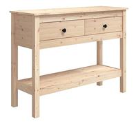 vidaXL Table console 100x35x75 cm Bois massif de pin 814624