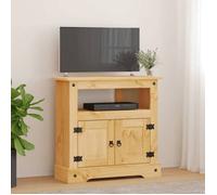 vidaXL Table Console Table de Présentation Pin Mexicain Gamme Corona 80x43x78 cm 243739