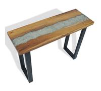 vidaXL Table console Teck 100 x 35 x 75 cm