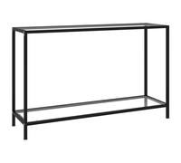 Vidaxl Table Console Transparent 120x35x75 Cm Verre Trempé