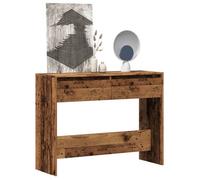 Vidaxl Table Console Vieux Bois 100x35x76,5 Cm Bois D'ingénierie Multicolore