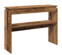 vidaXL Table Console Vieux Bois 102x30x80 cm Bois d'ingénierie, Bout de canapé, Table de Couloir, derrière la Table de canapé, Table d'entrée