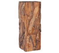 vidaXL Table d'appoint 288807 30x30x80 cm Bois de teck massif Marron