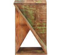 vidaXL Table d'appoint 35x35x55 cm Vieux bois massif