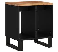 Vidaxl Table D'appoint 40x31x46cm Bois D'acacia Solide Et D'ingénierie Multicolore
